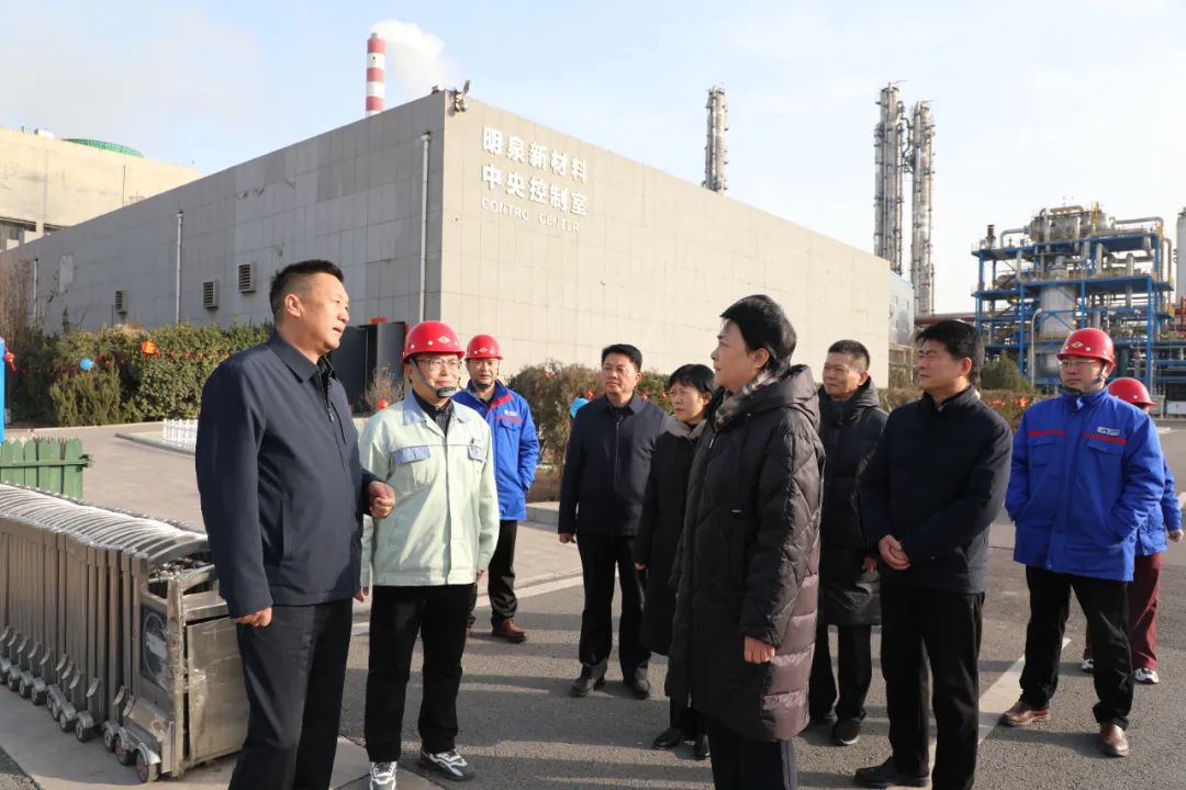 章丘区政协主席李宝燕调研明泉节后生产工作